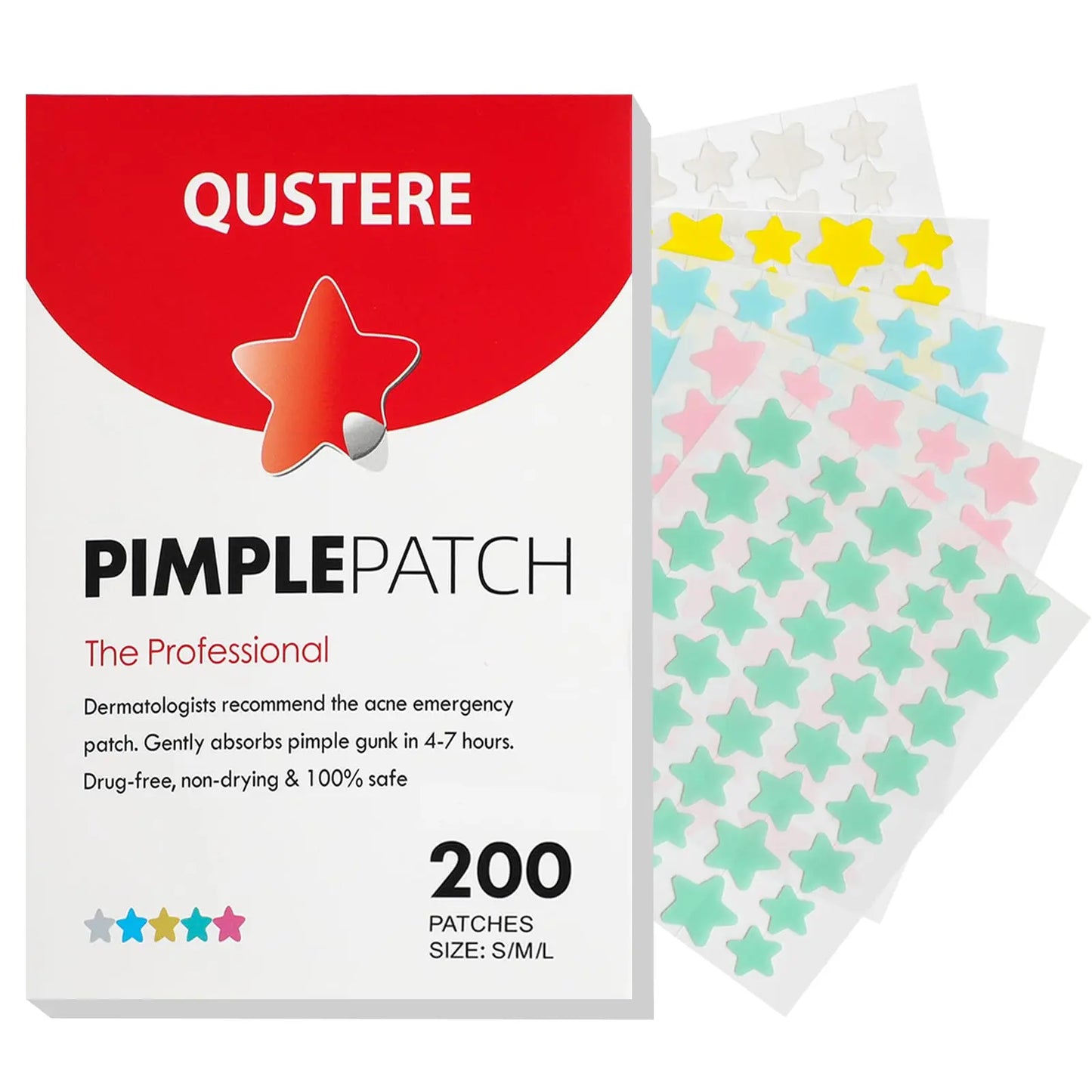 QUSTERE Pimple Patches for Face, Hydrocolloid Acne Patches