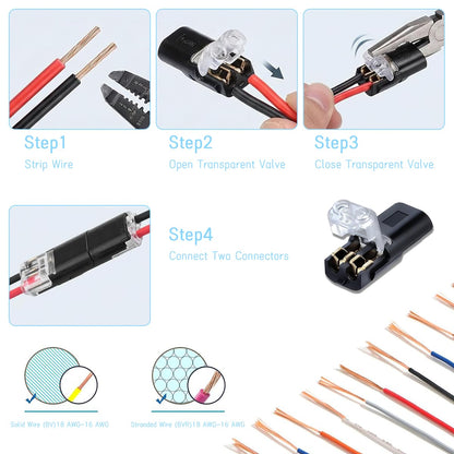 Connect in Seconds. No Stripping Required