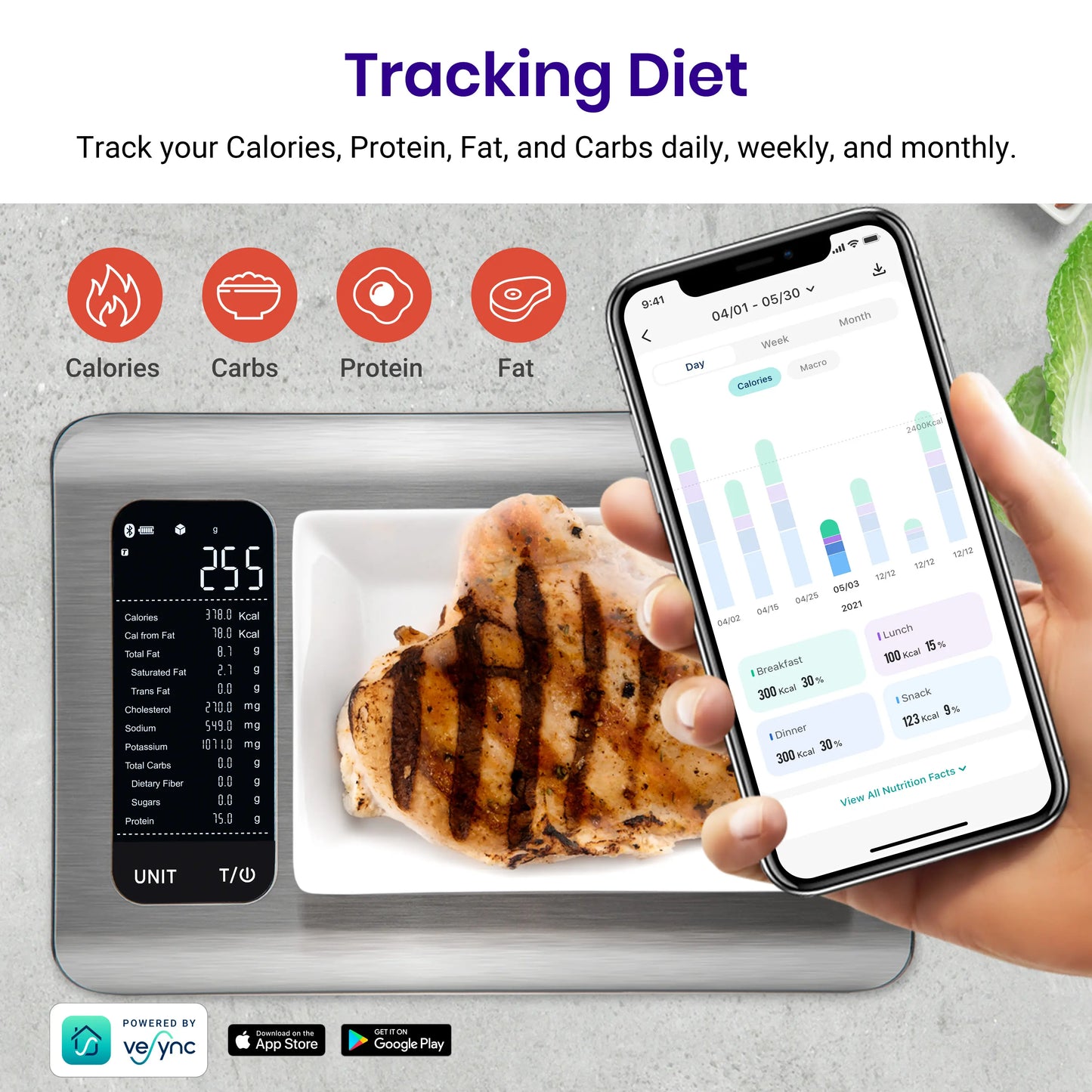 Etekcity ESN00 AI Smart Food Scale
