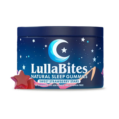 Natural Sleep Gummies - 30 Servings -Sweet Strawberry Stars