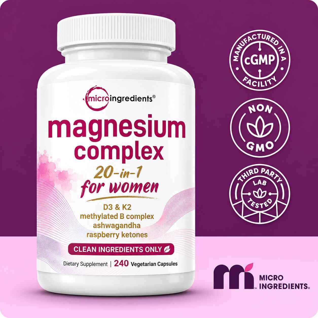 20-in-1 Magnesium Complex for Women Capsules