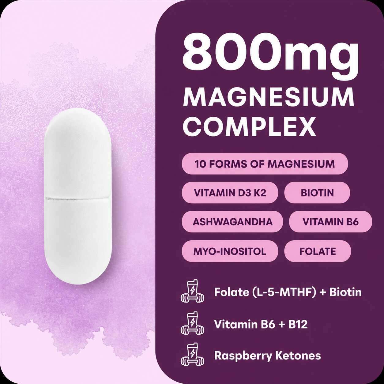 20-in-1 Magnesium Complex for Women Capsules