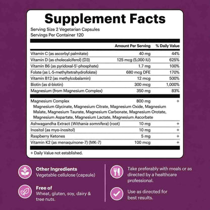 20-in-1 Magnesium Complex for Women Capsules