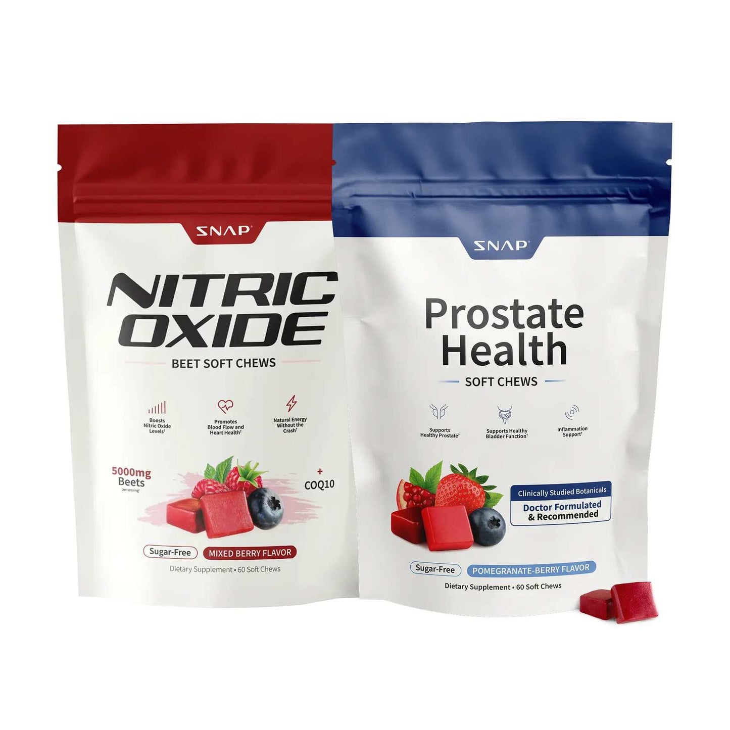 Doctor-Formulated Prostate & Nitric Oxide Chews – Restore Flow & Energy