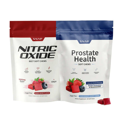 Doctor-Formulated Prostate & Nitric Oxide Chews – Restore Flow & Energy
