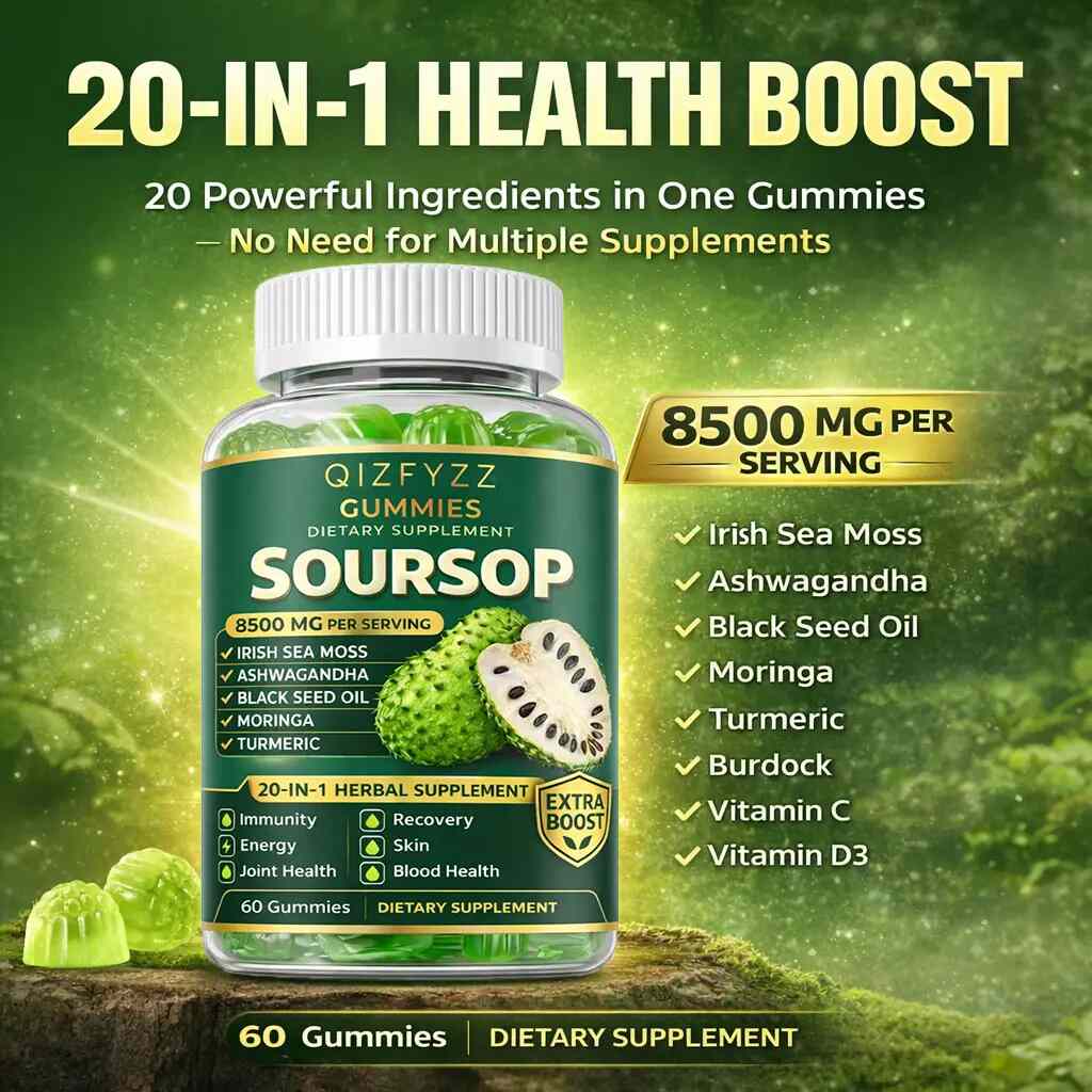 20-Herb Soursop Immune Support Capsules