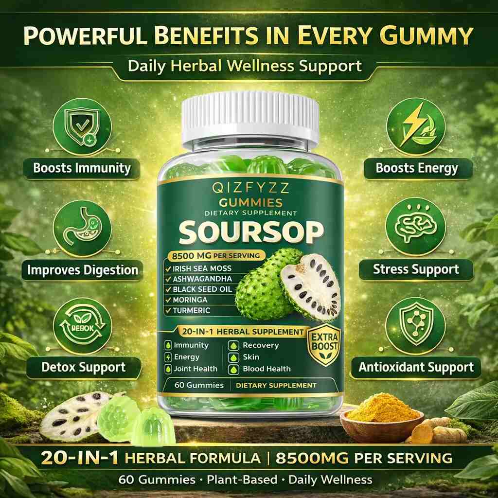 20-Herb Soursop Immune Support Capsules