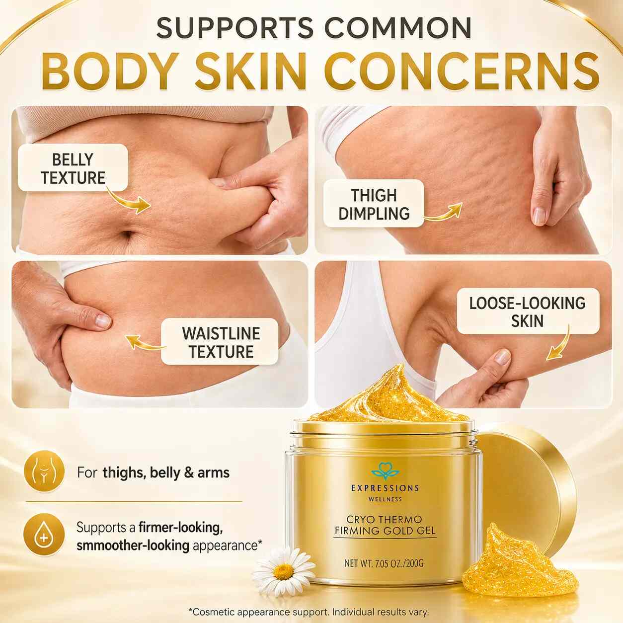 15-Day Fast-Acting Cryo-Thermo Gold Sculpting Cream