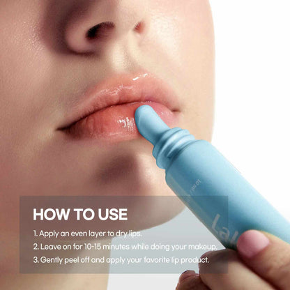Instant Flawless Canvas: 10-Min Soothing Peel-Off Lip Mask