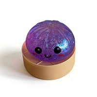 Bright purple dumplings