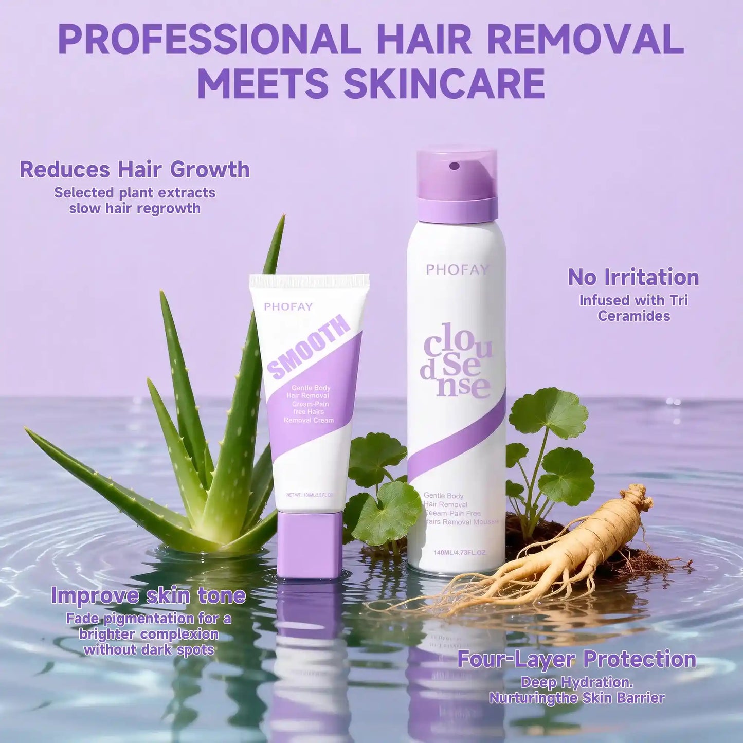 Smooth Skin in 4 Minutes: Gentle Hair Removal Cream