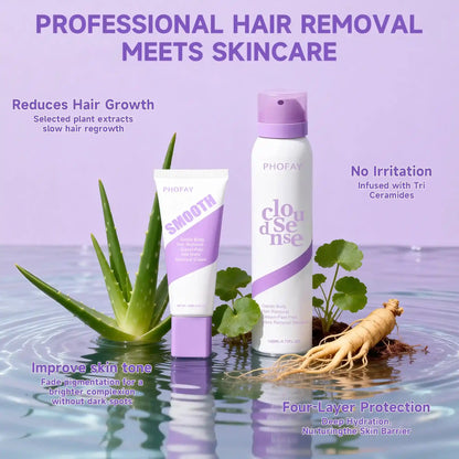Smooth Skin in 4 Minutes: Gentle Hair Removal Cream