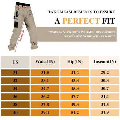 Indestructible Tactical Cargo Pants – Waterproof & Tear-Resistant Ripstop