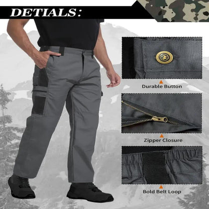 Indestructible Tactical Cargo Pants – Waterproof & Tear-Resistant Ripstop