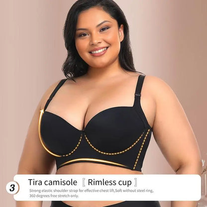 Instant Lift & Full Coverage Wireless Sports Bra Corset