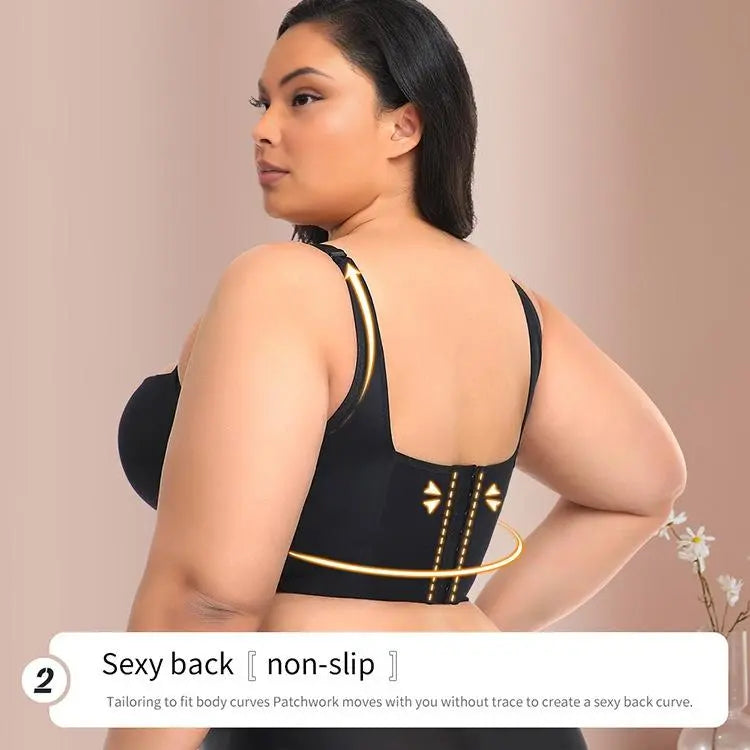 Instant Lift & Full Coverage Wireless Sports Bra Corset