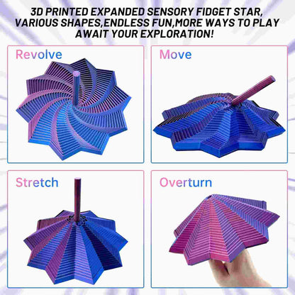 The Original 3D-Printed Fractal Star: Spin, Expand & Decompress