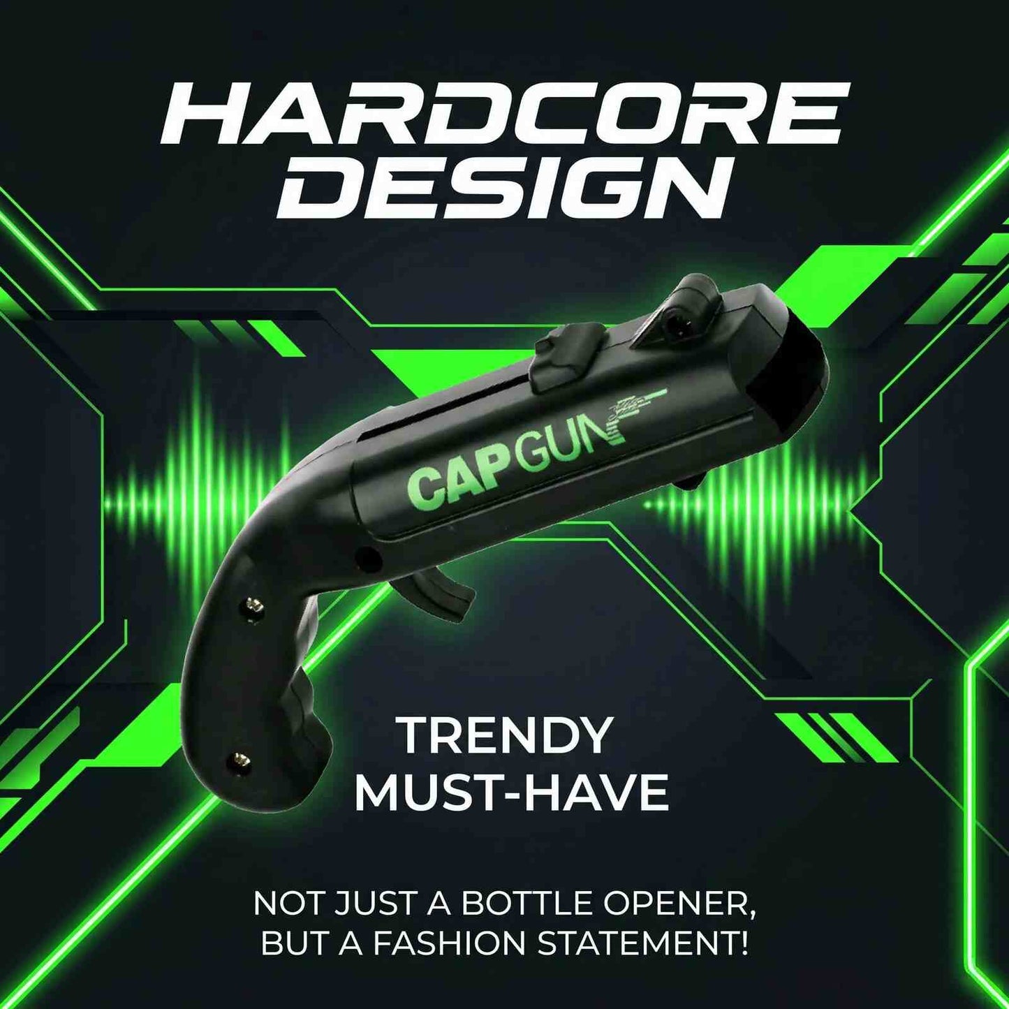 Novelty bottle opener design