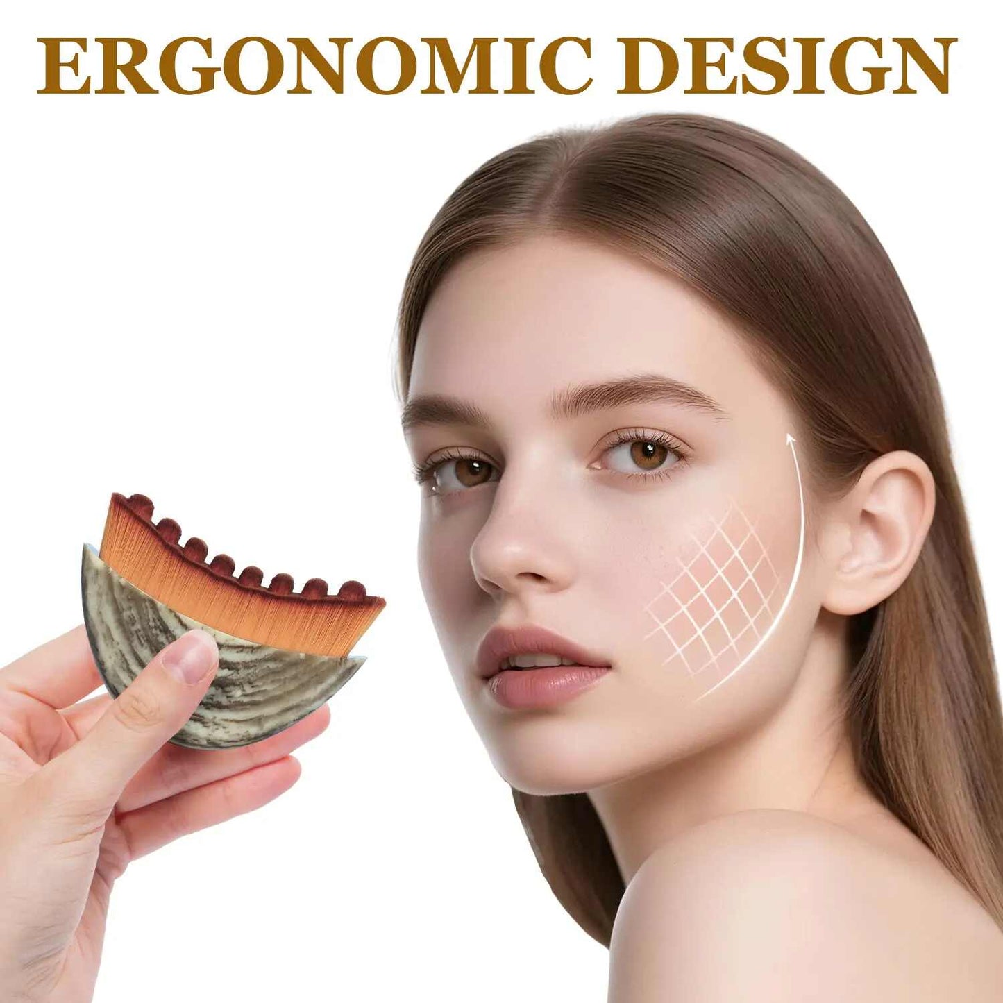 Dry Body Brush for Lymphatic Drainage & Body Sculpting