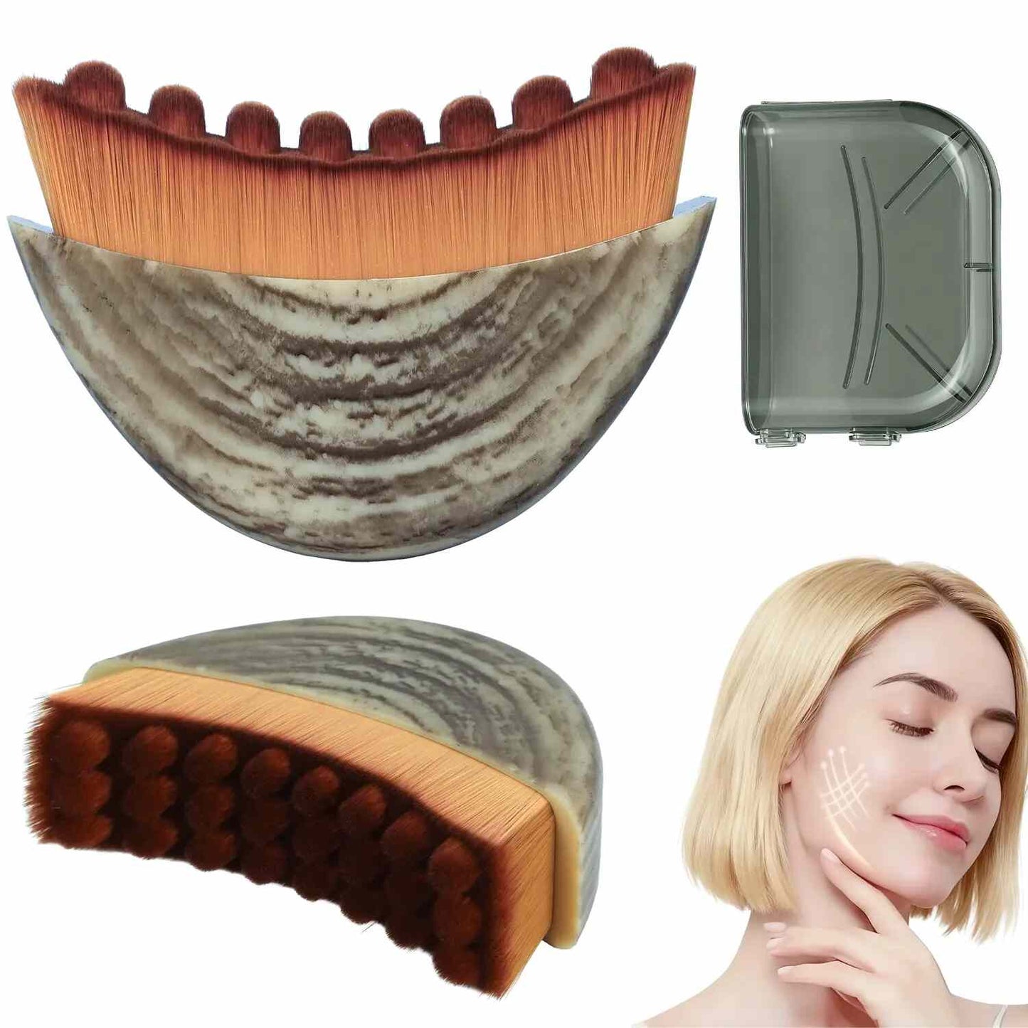 Dry Body Brush for Lymphatic Drainage & Body Sculpting