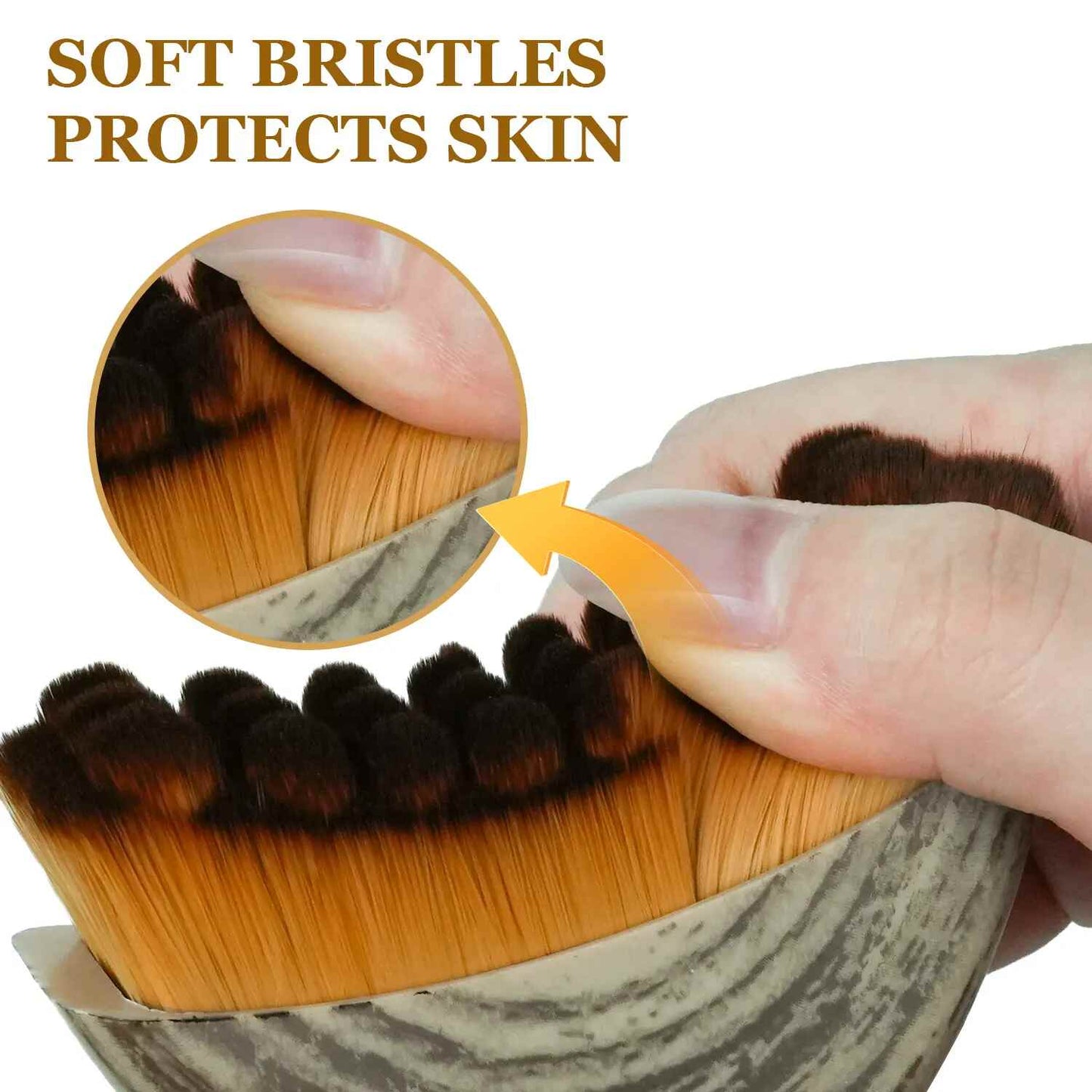Dry Body Brush for Lymphatic Drainage & Body Sculpting