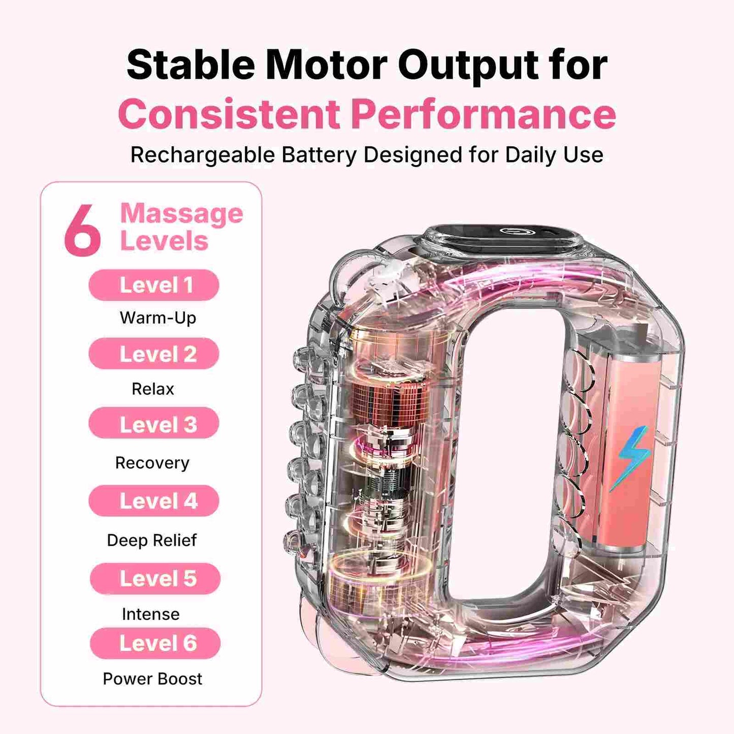 Merach Portable Vibrations Cordless Vibration for Whole Body