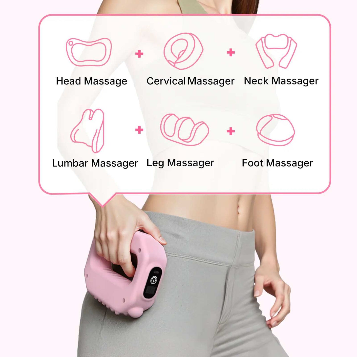 Merach Portable Vibrations Cordless Vibration for Whole Body