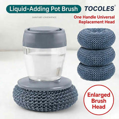 Soap-Dispensing Kitchen Cleaning Brush