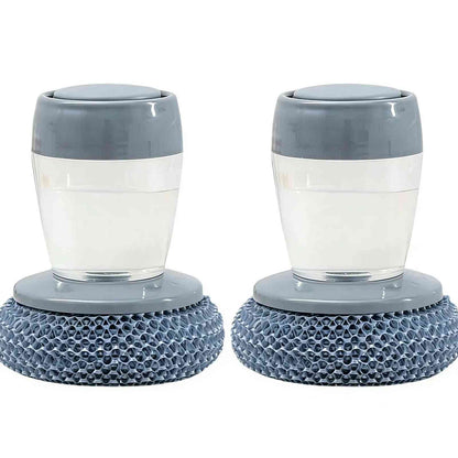 Soap-Dispensing Kitchen Cleaning Brush