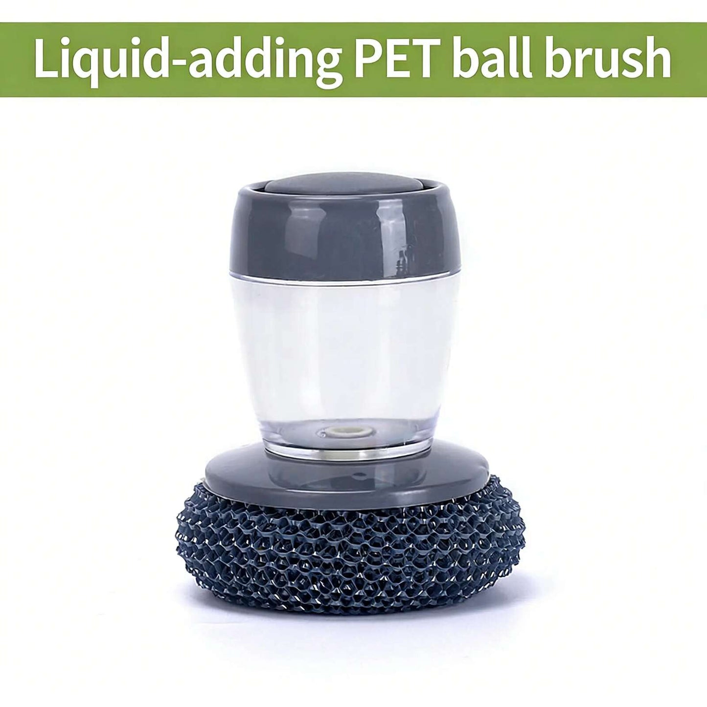 Soap-Dispensing Kitchen Cleaning Brush