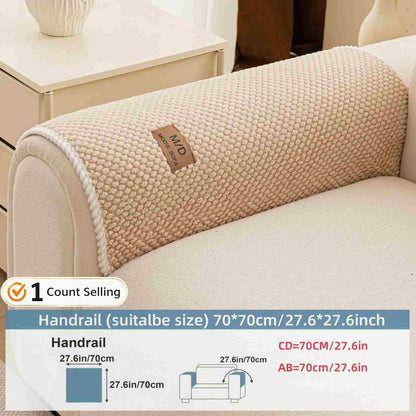 Non-Slip Plush Sofa Cushion Cover