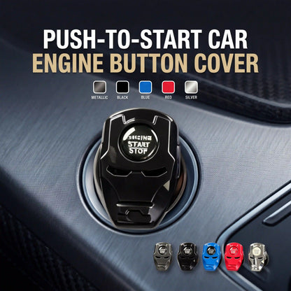 Futuristic Mecha Armor Push to Start Button Cover