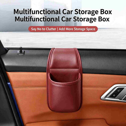 Double-Layer Adhesive Car Door Organizer
