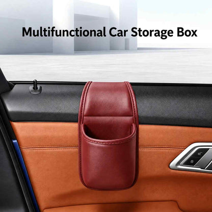 Double-Layer Adhesive Car Door Organizer