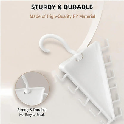 360° Rotating V-Shaped Closet Organizer
