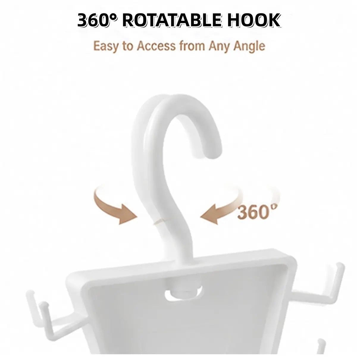 360° Rotating V-Shaped Closet Organizer