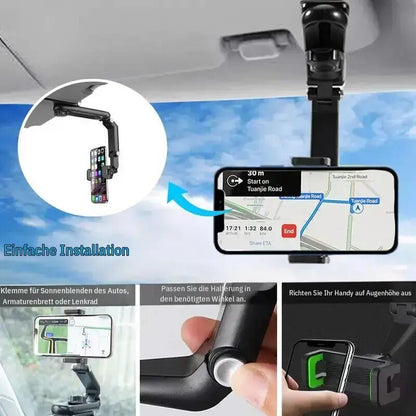 360° Sun Visor Car Phone Holder