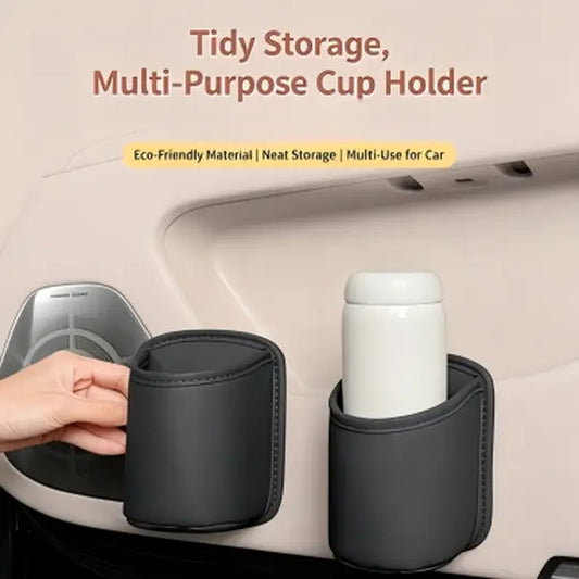 Multi-Purpose Car Cup Holder Storage Pouch