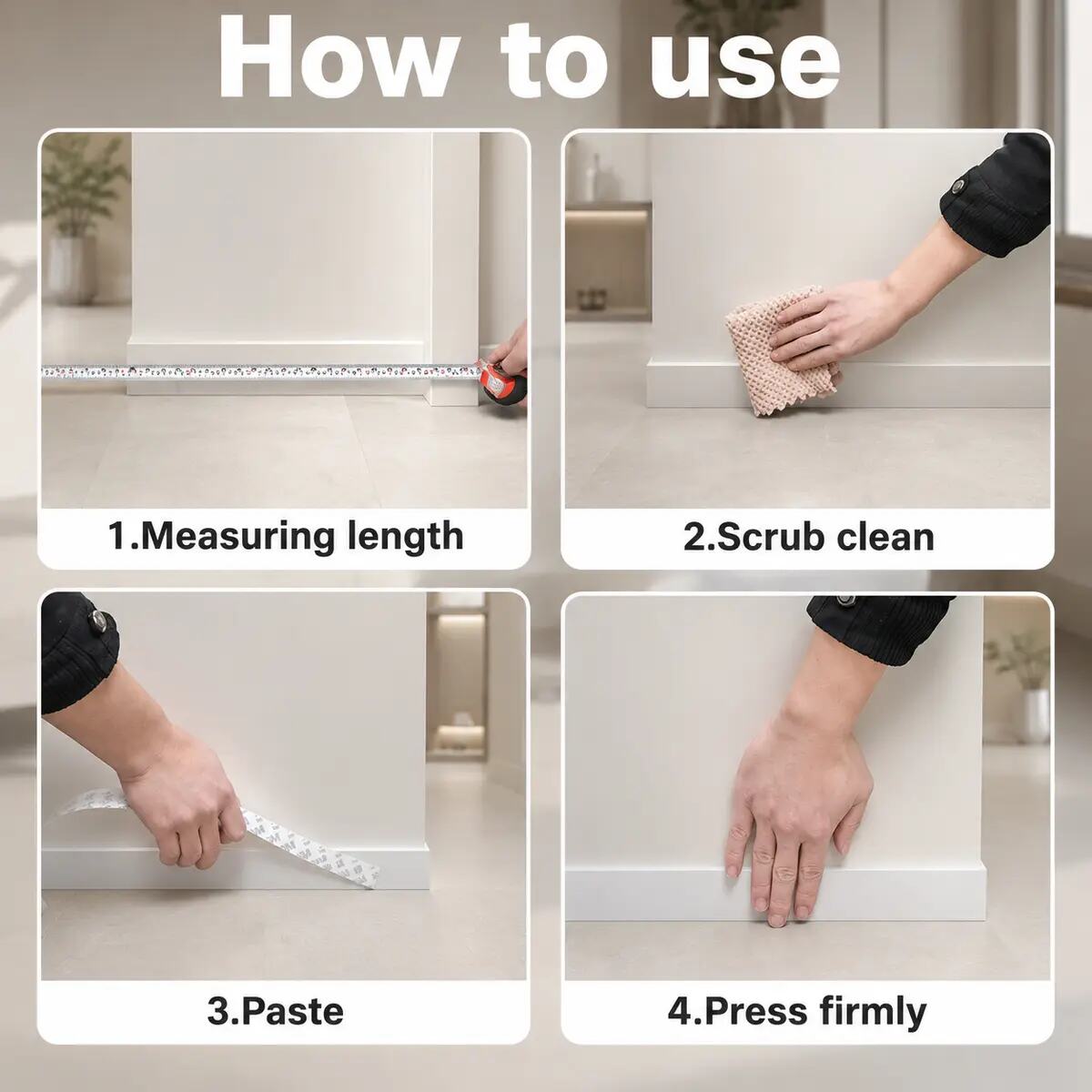 Door & Window Draft Seal Tape