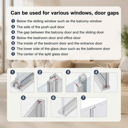 Door & Window Draft Seal Tape