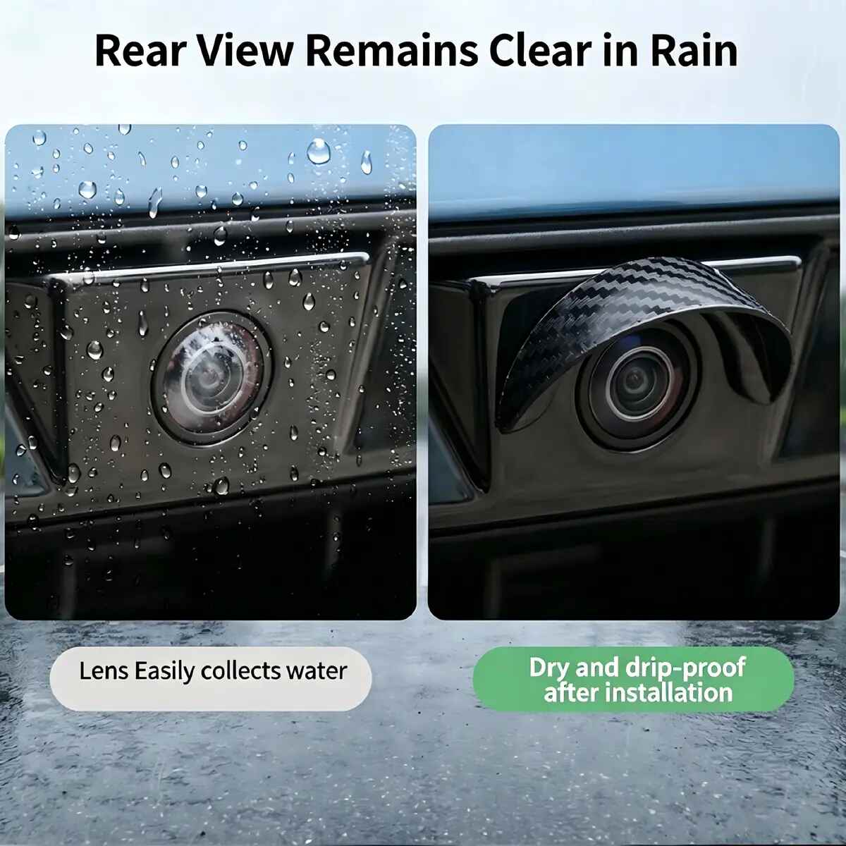Rear-View Camera Rain Shield 4-Pack
