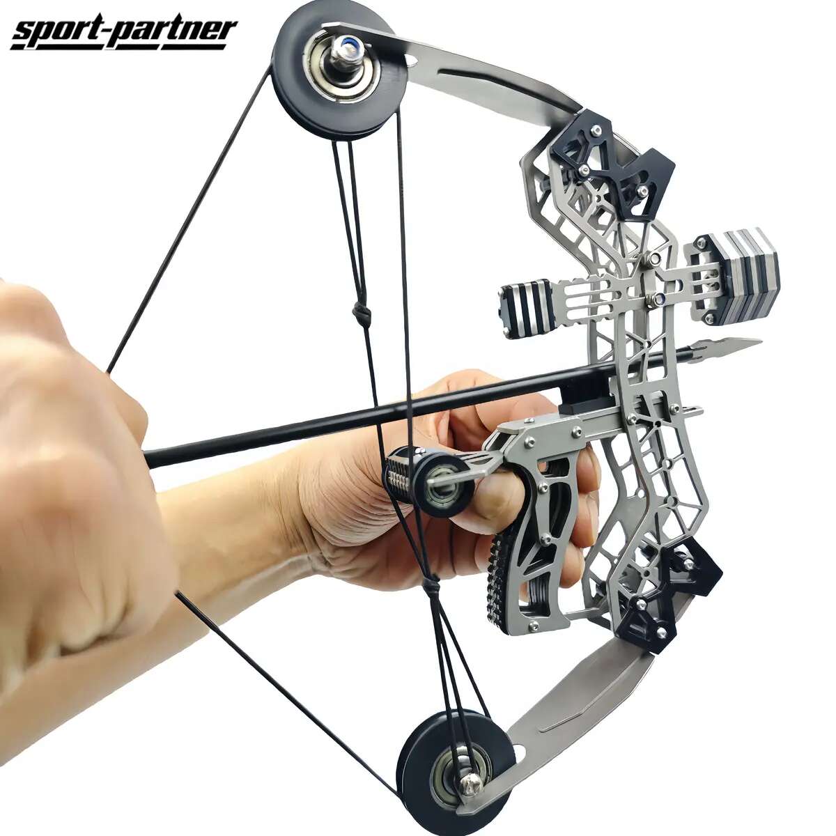 Mini Stainless Steel Compound Bow Toy Set