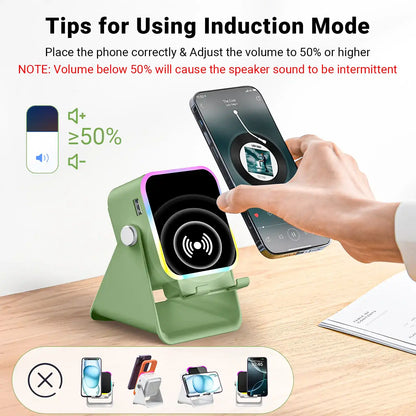 Instant Sensory Boost Wireless Induction Bluetooth Speaker