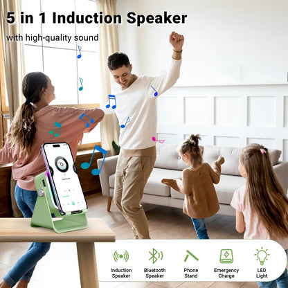 Instant Sensory Boost Wireless Induction Bluetooth Speaker