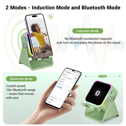 Instant Sensory Boost Wireless Induction Bluetooth Speaker