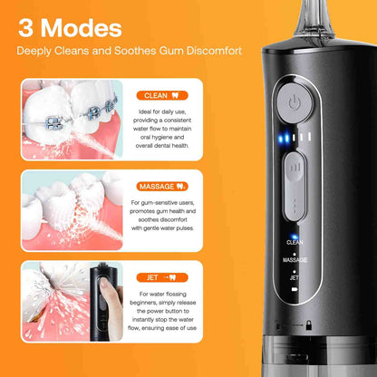 2-in-1 Whitening & Deep Clean Cordless Water Flosser Dental Kit