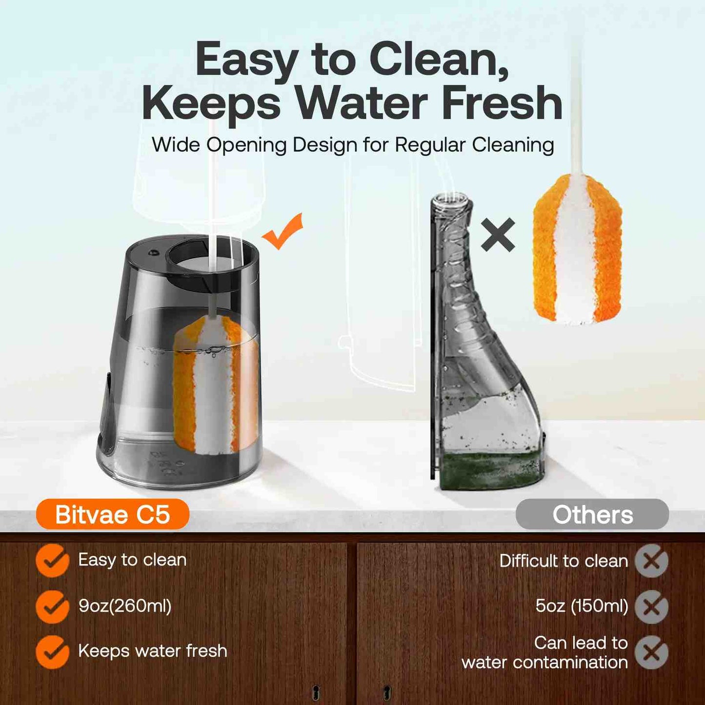 2-in-1 Whitening & Deep Clean Cordless Water Flosser Dental Kit