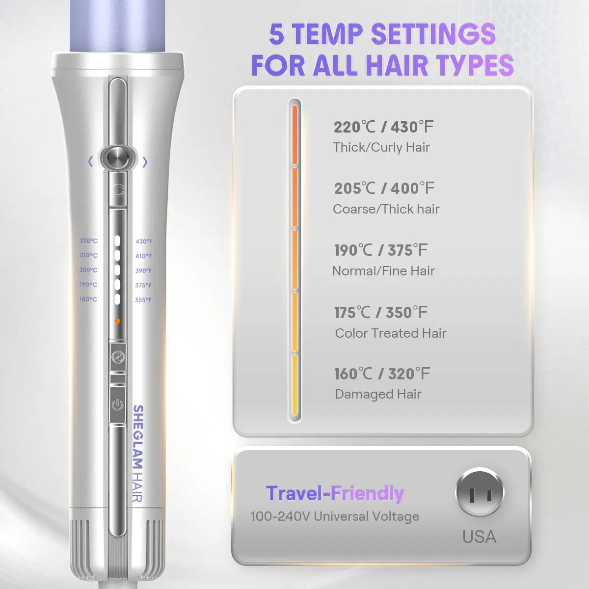 Cooling Airflow Automatic Curling Iron