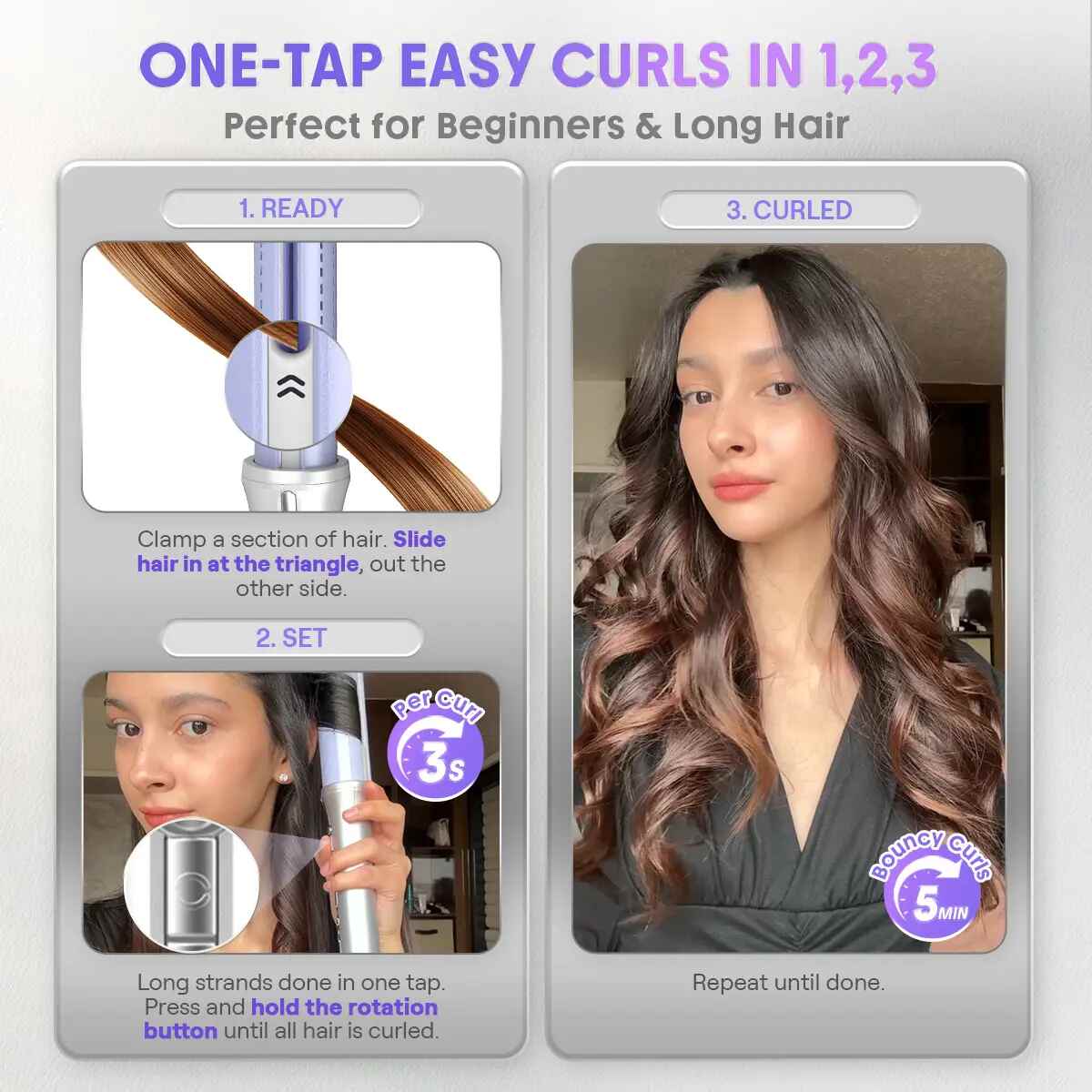 Cooling Airflow Automatic Curling Iron