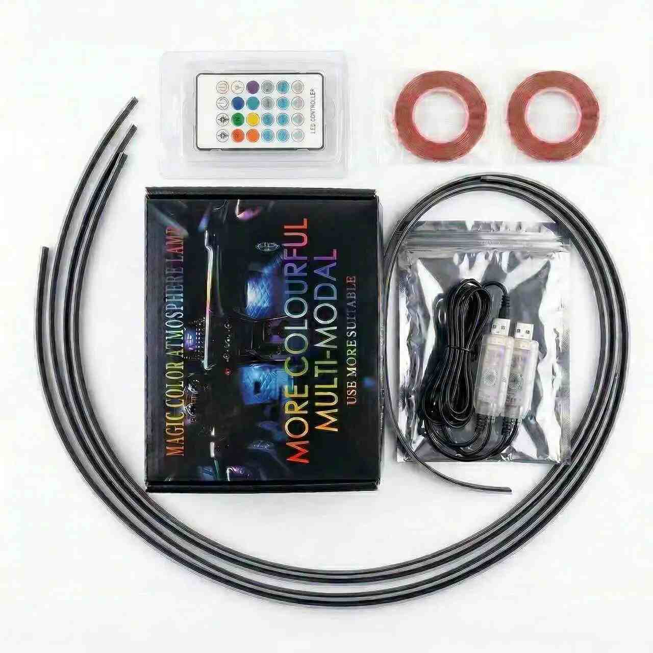 Music-Sync RGB Car Interior Lights